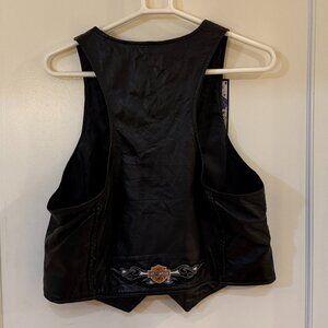 Women’s Harley Davidson Leather Riding Vest